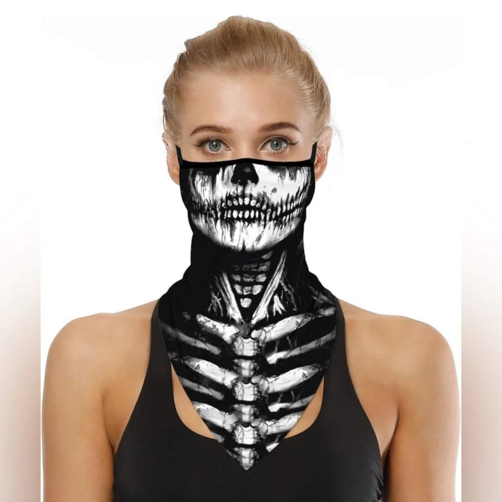 Neck Gaiter Face Mask Covering Bandanas for Men Women Summer UV Face Scarf Mask